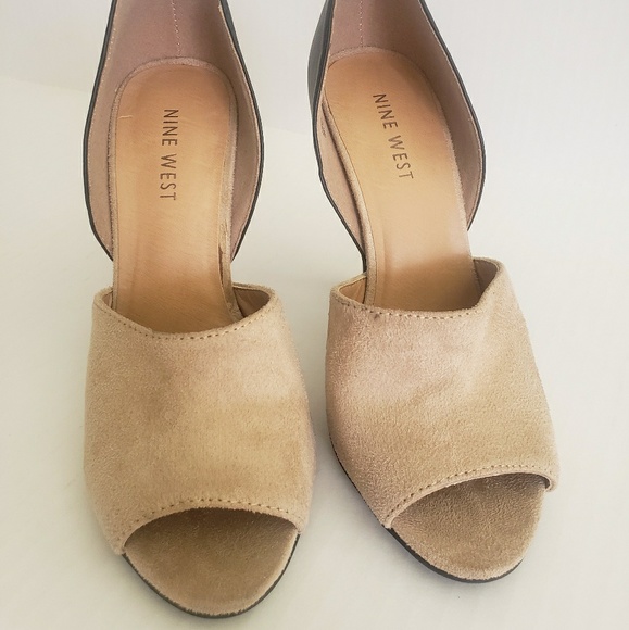 Nine West 🖤🤎 Black and Tan Heels - Picture 2 of 6